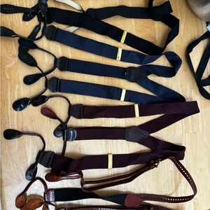 Lot of 4 suspenders